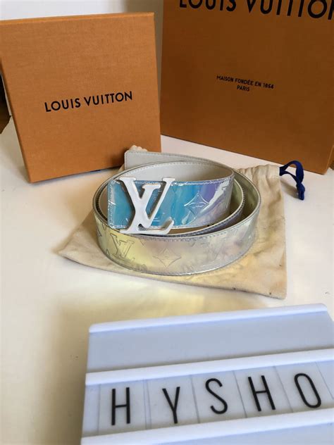 louis vuitton reversable belt|reflective Louis Vuitton belt.